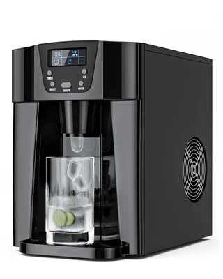 $219.64 • Buy Costway 2-In-1 Ice Maker Water Dispenser 36lbs/24H LCD Display