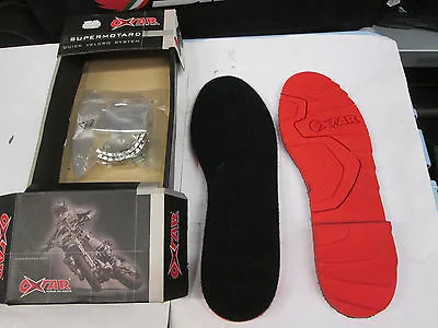 £35 • Buy Oxtar Supermotard Motorcycle Boot Soles For Size 45