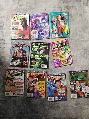 Lot Of 10 Disney Adventures Magazine Shaq Batman X-Men  • $30