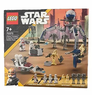 LEGO Star Wars_75372 Clone Trooper And Battle Droid Battle Pack Brand New Sealed • $36