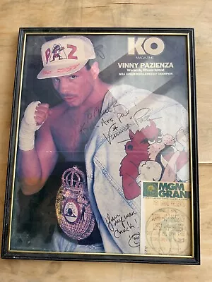 VINNY  PAZ’ PAZIENZA SIGHED AUTOGRAPH PHOTO 14x18 On Glass • $75