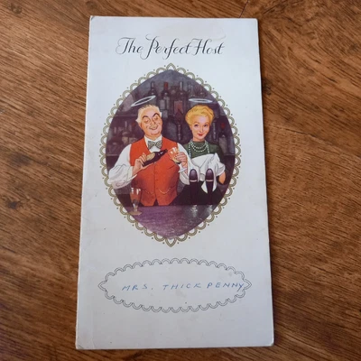 £14.99 • Buy RARE 1960s, THE PERFECT HOST GUINNESS ADVERTISING MENU, SPADLING LINCOLNSHIRE