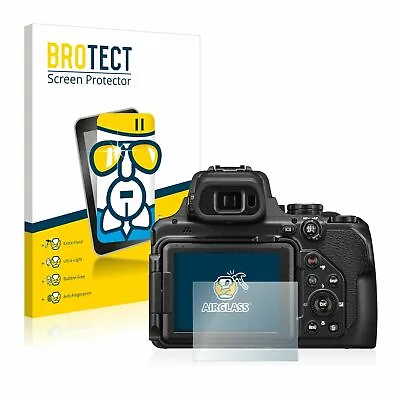 Nikon Coolpix P1000 BROTECT® AirGlass® Premium Tempered Glass Screen Protector  • $29.44