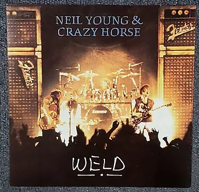 $7.99 • Buy Neil Young & Crazy Horse Weld 1991 TWO-SIDED CARDBOARD PROMO POSTER FLAT