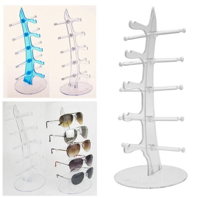$11.90 • Buy 5 Pair Glasses Display Stand Holder Rack Show Sunglasses Counter Plastic