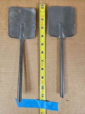 2 Lithograph Tin Sand Shovel Galvanized Beach Toy Metal Vintage H • $31.99