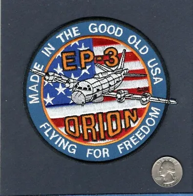 EP-3 ARIES ORION VQ NAVY VQ-1 VQ-2 Electronic Warfare P-3 Patrol Squadron Patch • $10.99