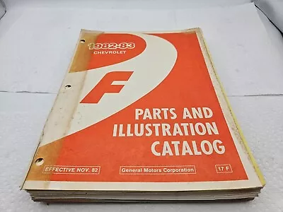 82-83 Chevrolet Camaro F-Body Parts And Illustration Catalog 1982 1983 - Read • $37.99