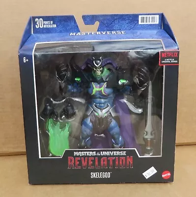 SKELEGOD Masters Of The Universe MOTU Revelation 9  FIGURE SKELETOR NEW Netflix • $13.94