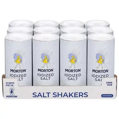 Morton Iodized Salt Shakers (12 Pk.) • $18.84