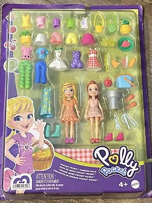 Polly Pocket - Pocket Picnic Fashion Pack - Polly And Lila - New! • $19.97