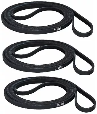 312959 Dryer Drum Belt For Maytag Y312959 LB234 NEW 100  5 Rib 4 Groove -3 Pack* • $13.78