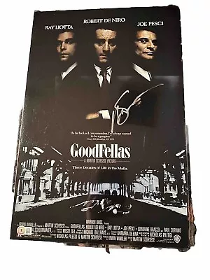 12x18 Signed By Martin Scorsese Goodfellas Beckett • $475