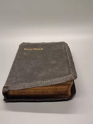 🌟c1916 Holy Bible With Maps Old & New Testaments Eyre & Spottiswoode London🌟 • £26.50