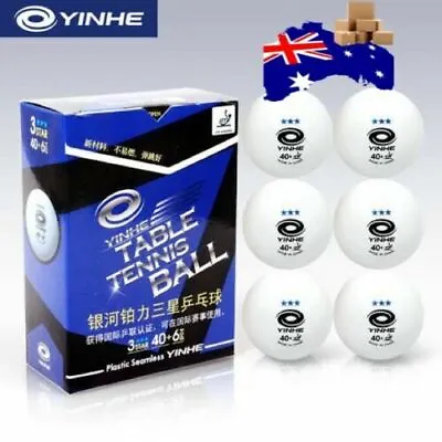 $24 • Buy YINHE Quality 3-Star S40+ Table Tennis ABS Plastic Balls PingPong Balls