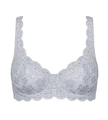 £25.19 • Buy Triumph Amourette Padded Underwired Bra Lace Amourette 300 WHP Lilac Blue