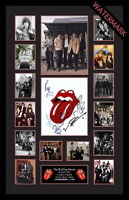 The Rolling Stones Limited Edition Signed & Framed Memorabilia - Mick Jagger • $194.99