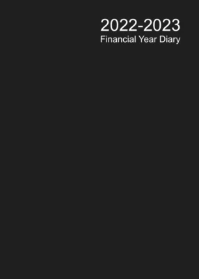 $14.95 • Buy 2022 - 2023 Financial Year Diary Black Cover A5 WEEK TO VIEW