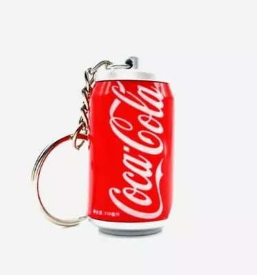 Coca Cola Novelty Miniature Red Drink Can Keyring Keychain • £3.49