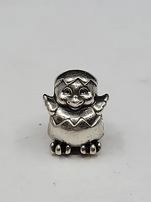 $20 • Buy Pandora Sterling Silver Ale Spring Easter Chick Hatching Chicken Charm 790528