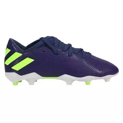 Adidas Nemeziz Messi 19.3 Firm Ground Soccer Cleats Youth Boys Blue Sneakers Ath • $23.45