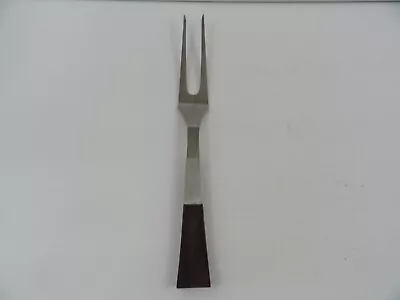 Stainless 11” Meat Carving Serving Turning Fork 2 Tine MCM Vintage Japan • $4.50