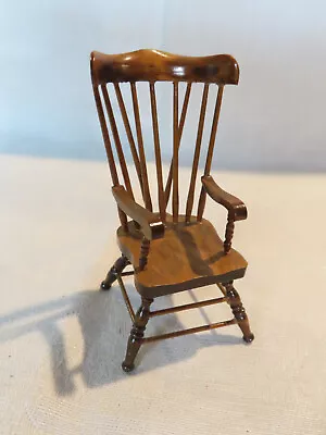 Miniature Dollhouse Windsor Chair 1:12 Scale • $20