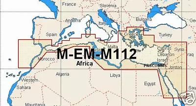 C-MAP MAX WIDE M-EM-M112 SOUTH MED & AEGEAN SEA MSD/SD Chart • $301.92