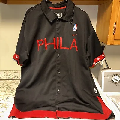 Nike Philadelphia 76ers Warm Up Shooting Shirt Size XL • $24.99