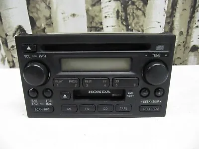 Untested - OEM Honda CR-V CD Cassette Tape Radio 39101-S10-A910-M1 MU910A0 • $12