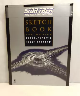 Star Trek The Next Generation Sketch Book By John Eaves J.M. Dillard 1998 • $29