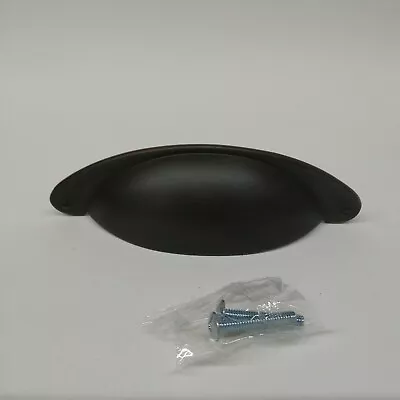 Knob Handle Cup Pulls Kitchen/Bath Cabinet Hardware Brush Oil Rub Bronze ZC3581 • $3.29