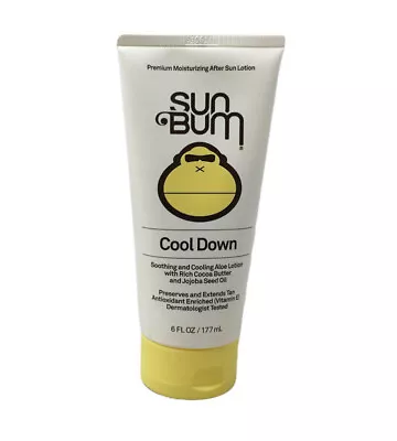 Sun Bum Cool Down Hydrating After Sun Lotion Hydrating Aloe Cocoa Butter 6 Oz • $9.99