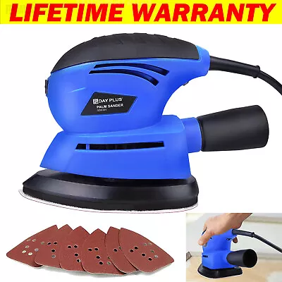 Hand Held Mouse Sanding Machine Electric Tight Corners Sander Angle Base Sheets • £22.80