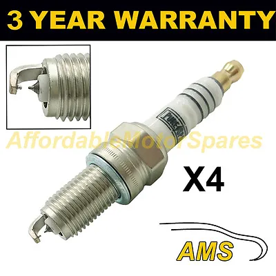 4x Double Iridium Spark Plugs For Fiat 500 1.4 2009 Onwards • $19.61