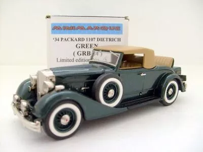 Minimarque 1/43 Grb 24 1934 Packard 1107 Dietrich Green • $200.90