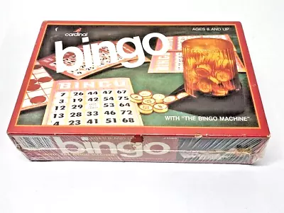 VTG -1981 Sealed Original - Cardinal Bingo Game With “The Bingo Machine  Ages 8+ • $14.99