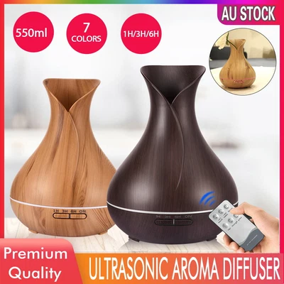 $29.99 • Buy Aromatherapy Diffuser Aroma Essential Oil Ultrasonic Air Humidifier Purifier LED