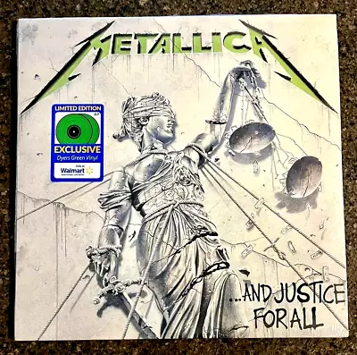 Metallica - And Justice For All 2lp Green Vinyl 180gr Sealed Thrash Speed Metal • $14.50