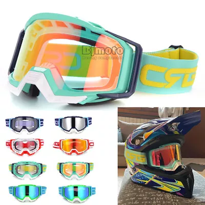 Racing Motocross MX Dirt Bike Off-road Eyewear Motorcycle Goggles Glasses • $17.96