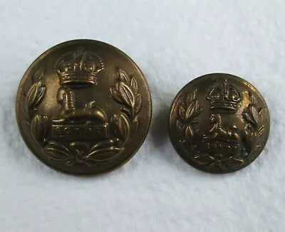 2x British Army: LANCASHIRE FUSILIERS BRASS BUTTONS  (25mm-19mm WW1-WW2 Era) • £4.99