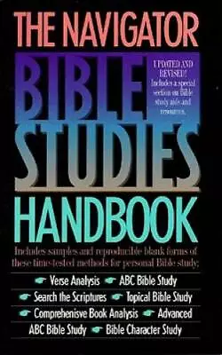 The Navigator Bible Studies Handbook (LifeChange) - Paperback - GOOD • $3.49