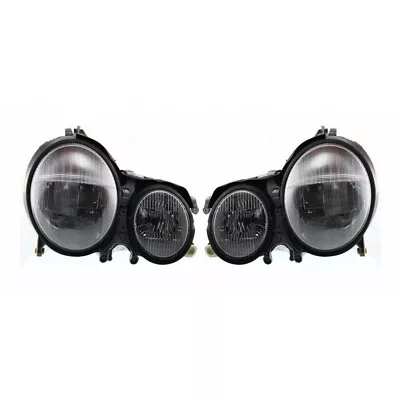 Fits Mercedes-Benz E320 W210 Headlight 2000-2003 Pair For MB2502105 + MB2503105 • $395.97