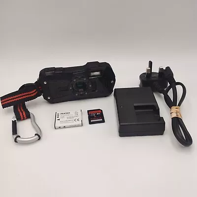 £80 • Buy Pentax Optio WG 2 Digital Camera 16mp 5x Zoom Waterproof GPS 1080p With Charger