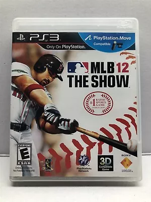 MLB 12: The Show - PlayStation 3 PS3 - Complete W/ Manual - Tested Working • $6.99