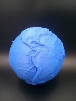 Planet Earth Globe 3D Printed Model Sculpture Solar System W/ Ocean Topography • $29.99