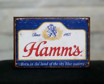 Hamm's Beer Refrigerator / Toolbox Magnets - All American Man Cave • $3.99