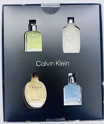 New “CALVIN KLEIN  4PC Miniature Perfume Gift Set • $90