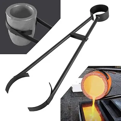 26  Foundry Crucible Flask Tongs 2.5  To 7  Universal Tong Metal Casting Melting • $36.99