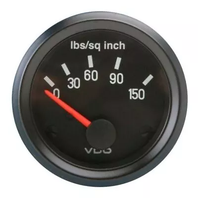 VDO 350041 Cockpit Series 2-1/16  150 PSI Oil Pressure Gauge • $64.95